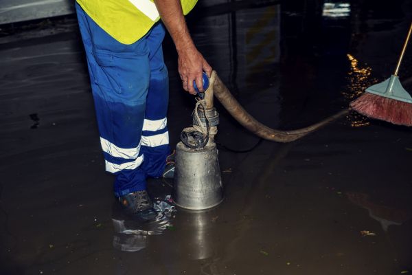 Basement Water Removal in Portage
