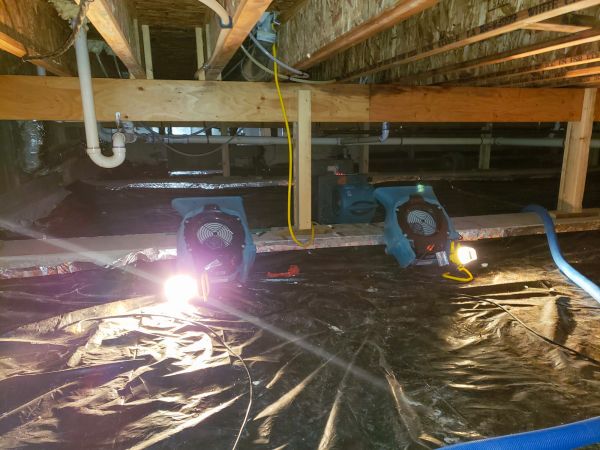 Crawlspace Water Removal in Portage